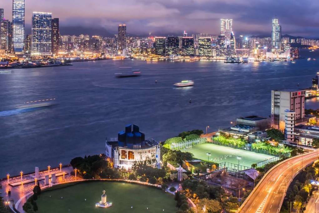 The view from Citadines Harbourview Hong Kong