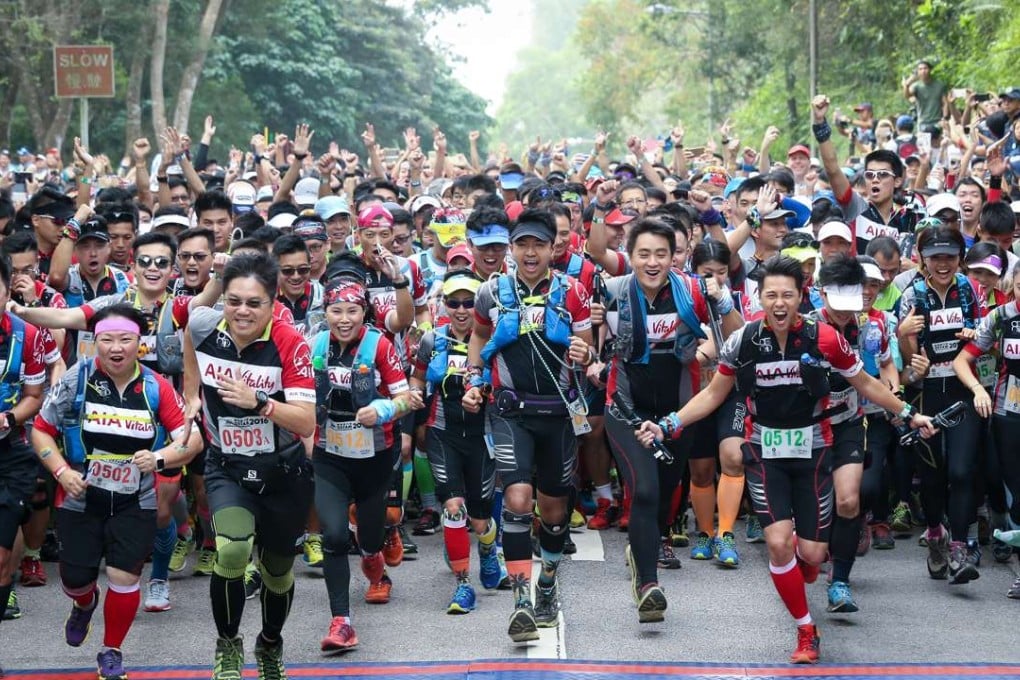 Competitors at the Oxfam Trailwalker, one of the city’s most popular mass participation events. Photo: Dickson Lee / SCMP