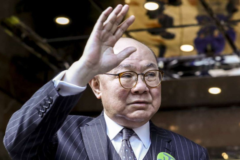 Woo Kwok-hing after submitting his nominations on Monday. Photo: Edward Wong
