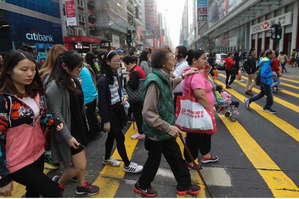 The number of elderly people will grow in Hong Kong in the coming years. Photo: Edward Wong