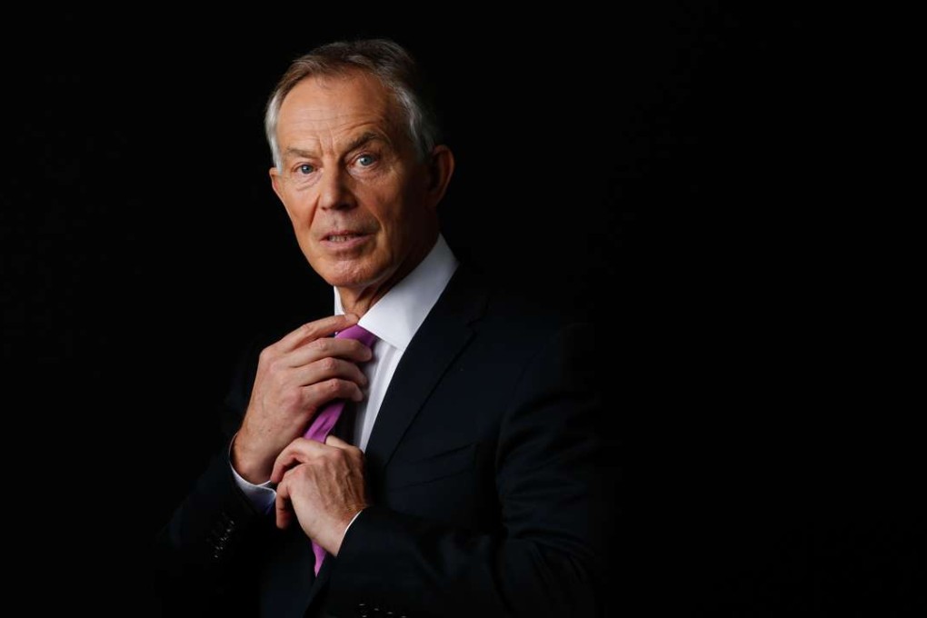 A spokesman for Tony Blair refused to be drawn on a report Sunday that the former British prime minister wants to become US President Donald Trump’s adviser on the Middle East. Photo: Bloomberg