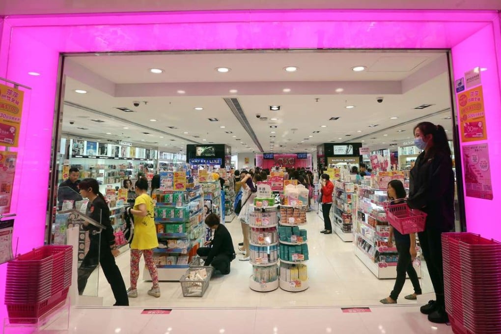 Cosmetics retailer SaSa has been supporting payments via Wechat Wallet since 2015. Photo: David Wong