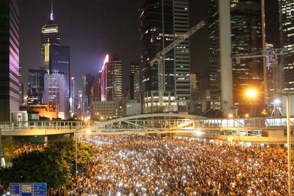No contemplation of Hong Kong’s future could avoid a reference to events in its recent past, such as the Occupy Central protests. Photo: Dickson Lee