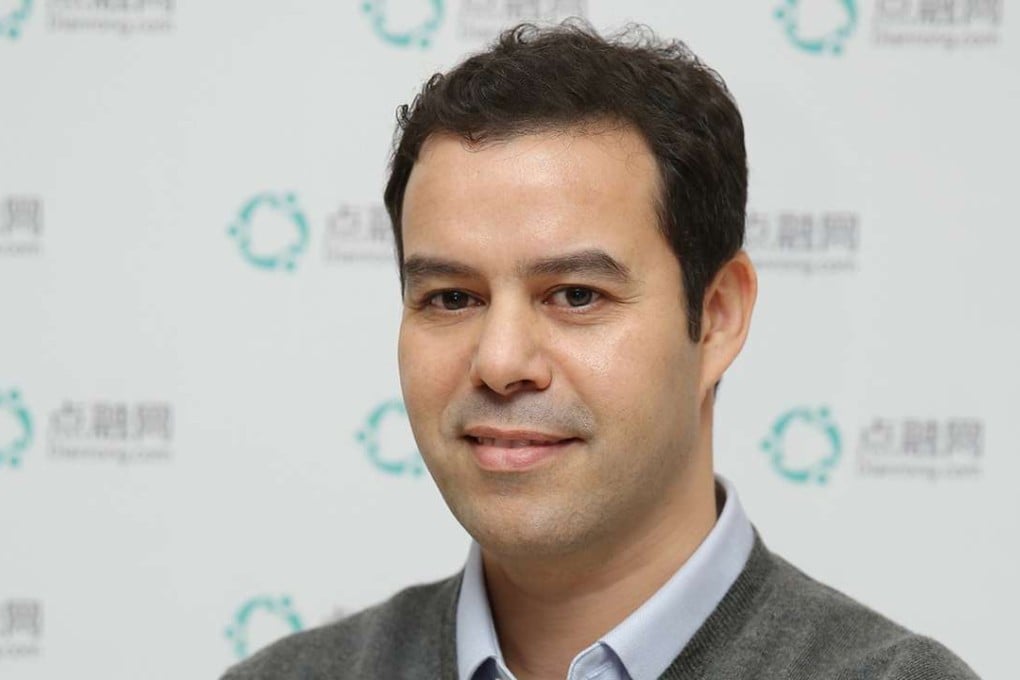 Soul Htite, founder of Dianrong.com, says blockchain, the technology behind bitcoin, is revolutionising the financing industry. Photo: SCMP Handout