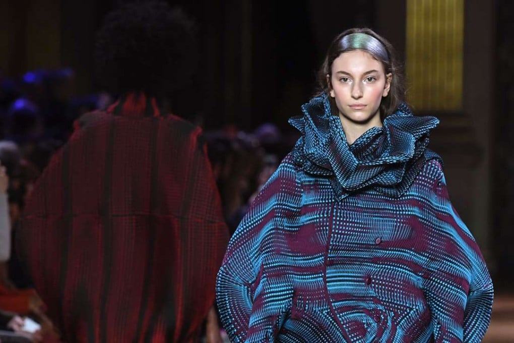 A look from Issey Miyake’s autumn-winter 2017-18 ready-to-wear show in Paris. Photo: AFP