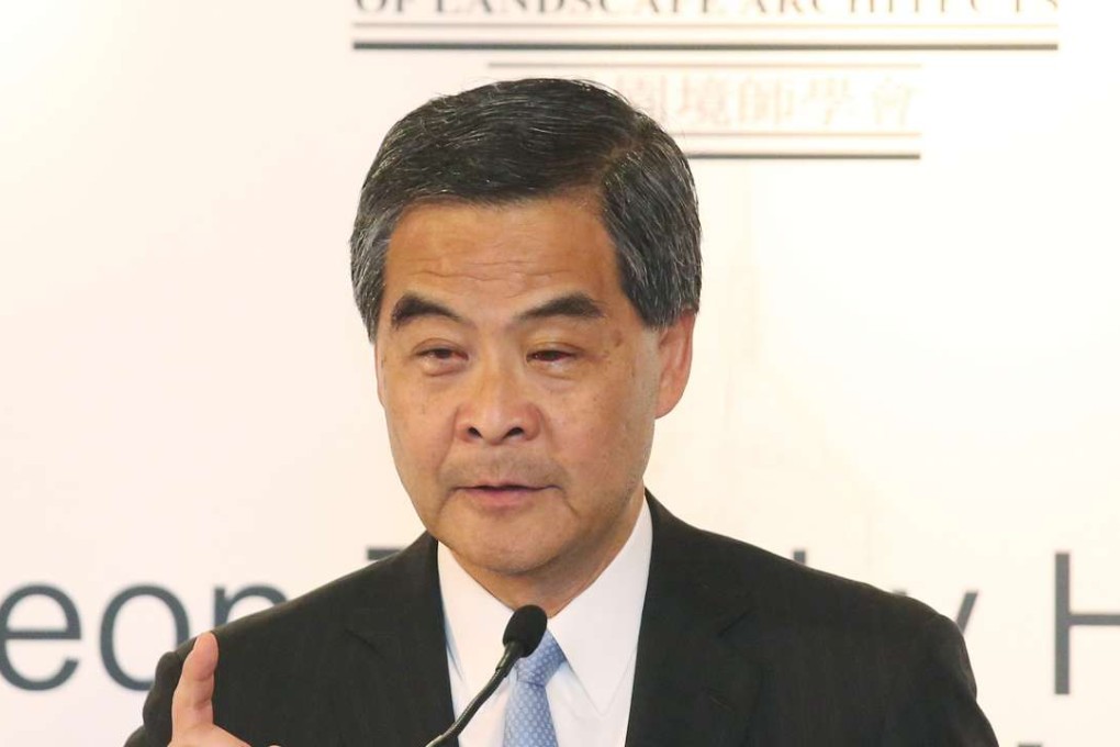 Chief Executive Leung Chun-ying. Photo: K. Y. Cheng