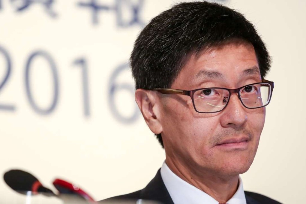Lincoln Leong Kwok-kuen, chief executive officer of MTR Corp, sees another slow year for property development profits in Hong Kong. Photo: Jonathan Wong