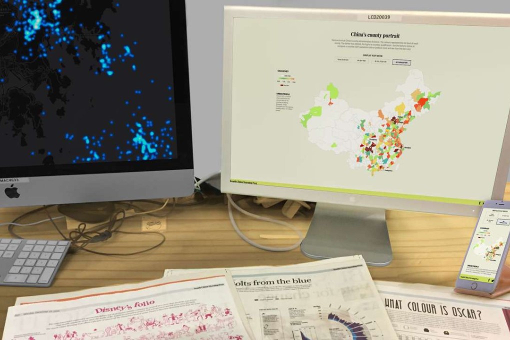 Some of the graphics that won the Post awards. Photo: Handout