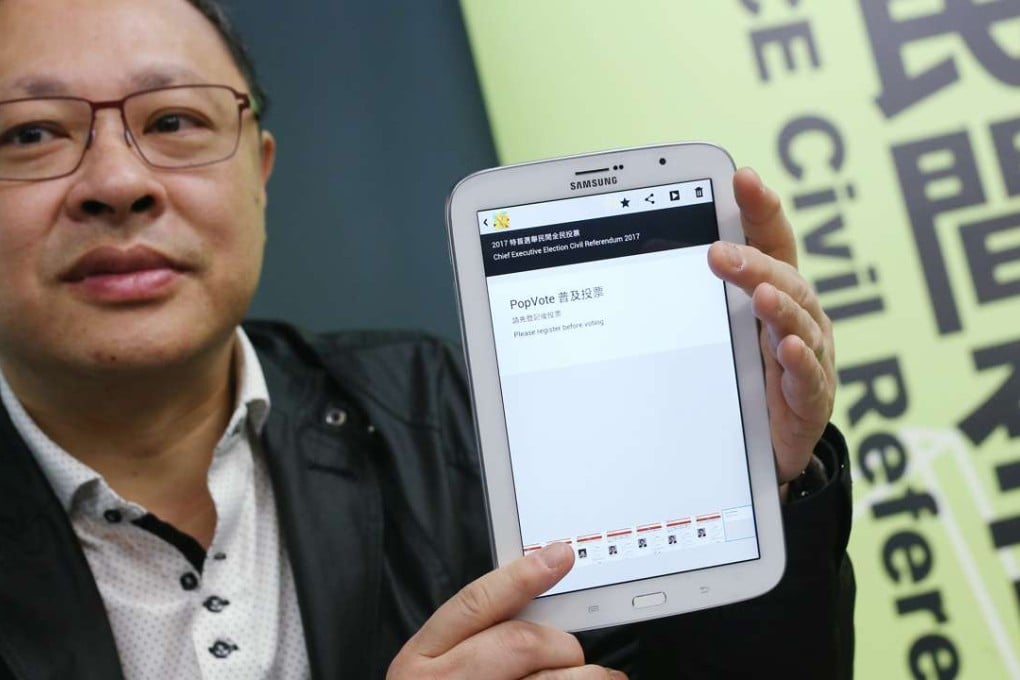 Benny Tai says organisers have addressed privacy concerns. Photo: K. Y. Cheng