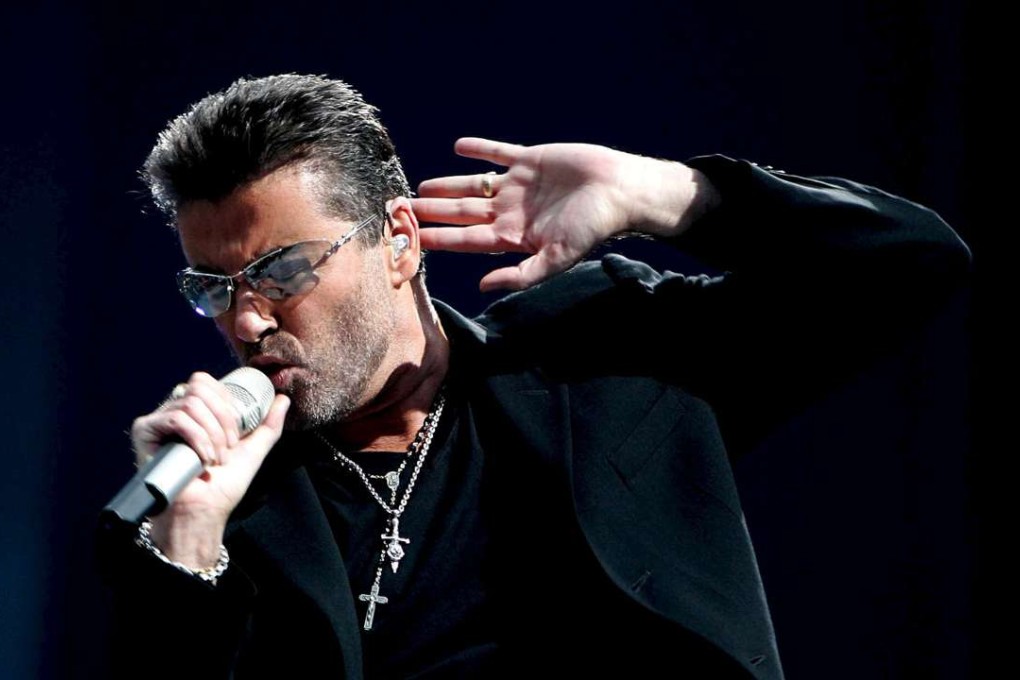 George Michael during a concert at the Amsterdam Arena, Amsterdam, The Netherlands. Photo: EPA