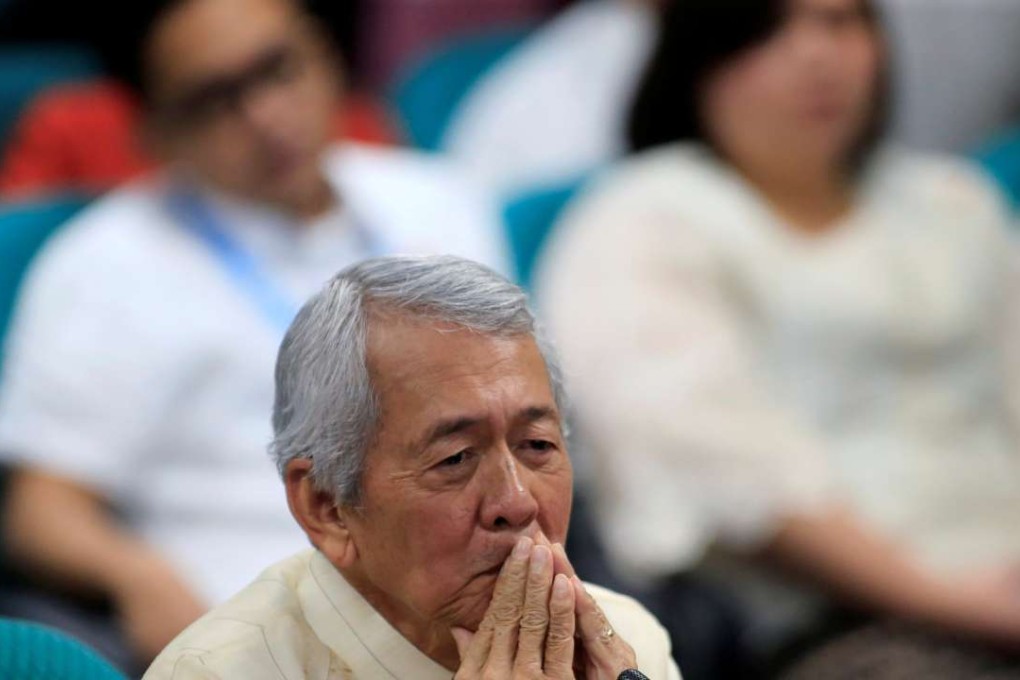 Philippine lawmakers on Wednesday rejected the appointment of Foreign Secretary Perfecto Yasay after ruling he lied to them about being an American citizen. Photo: Reuters