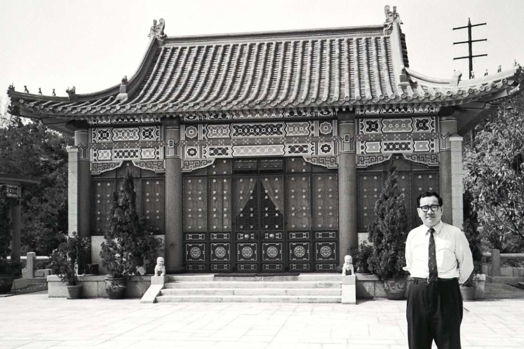 Lee Iu-cheung, aka the Toilet King, at his Dragon Garden home, in Tsing Lung Tau, near Tsuen Wan. Picture: SCMP