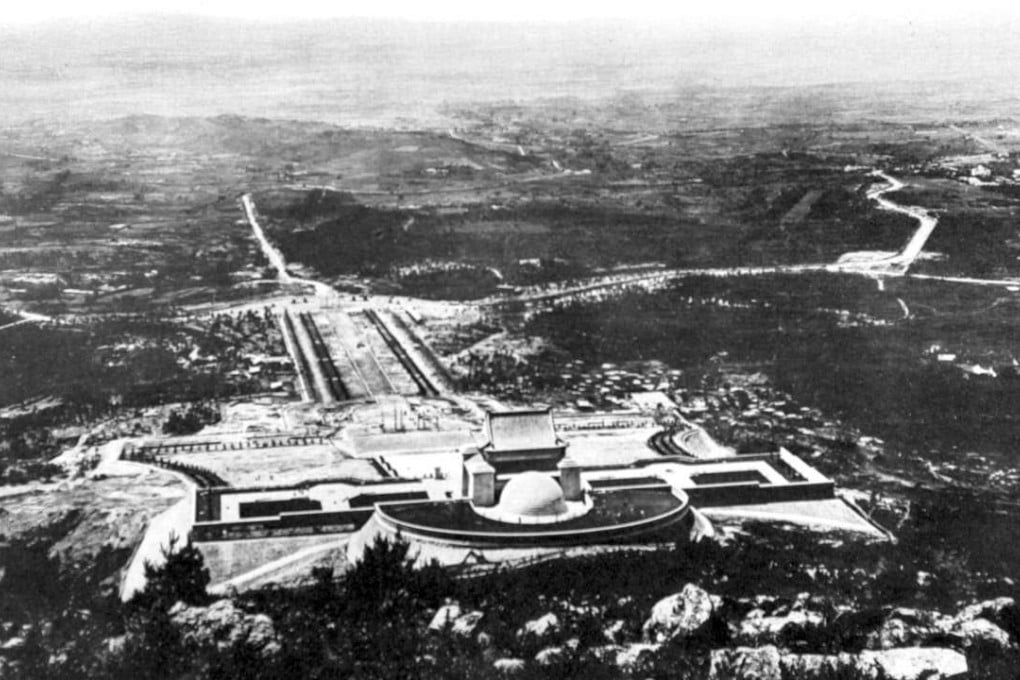 The mausoleum of Sun Yat-sen in Nanjing, in 1930. Pictures: Alamy; Simon Song