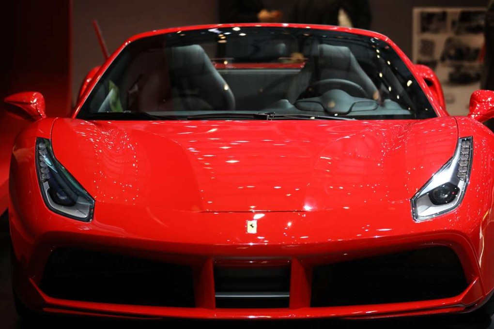 A Ferrari NV 488 Spyder luxury automobile on display at the 87th Geneva International Motor Show in Geneva, Switzerland. Photo: Bloomberg