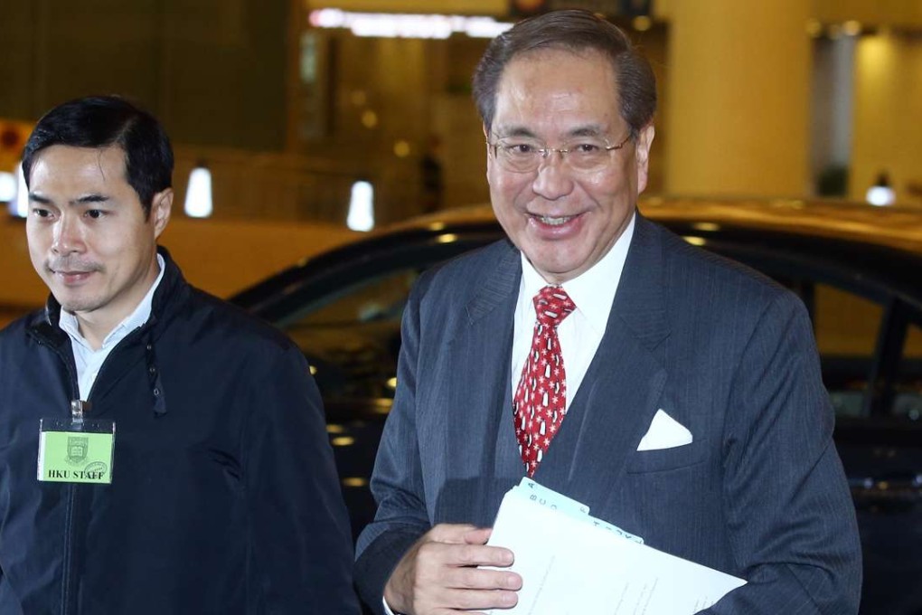 Professor Arthur Li, chairman of the University of Hong council. Photo: Sam Tsang