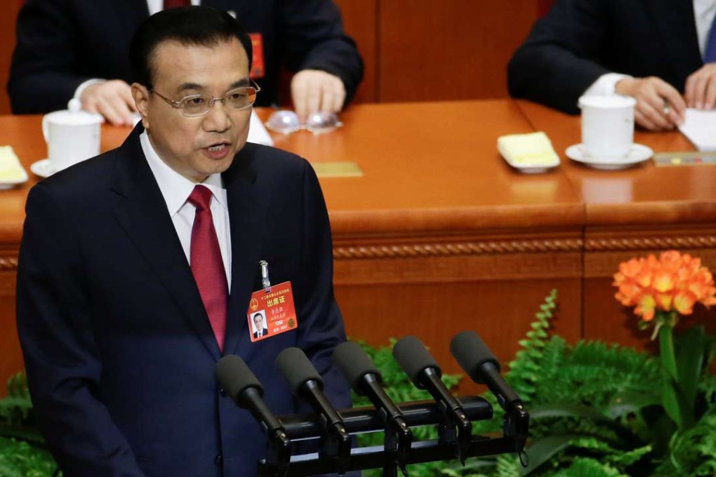 Premier Li Keqiang issued some pointed comments on Hong Kong in his work report. Photo: Reuters