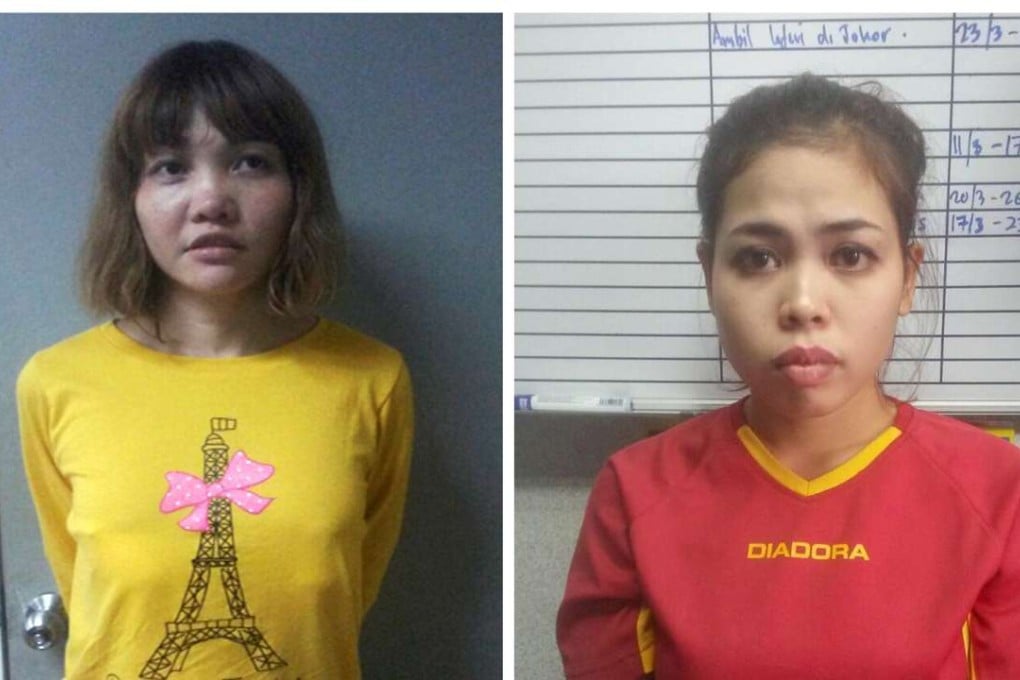 Vietnamese Doan Thi Huong and Indonesian Siti Aishah have been charged over Kim Jong-nam’s assassination. Photo: Reuters