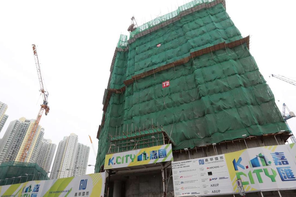 The sale of flats has slowed at K City in Kai Tak. Photo: Edward Wong