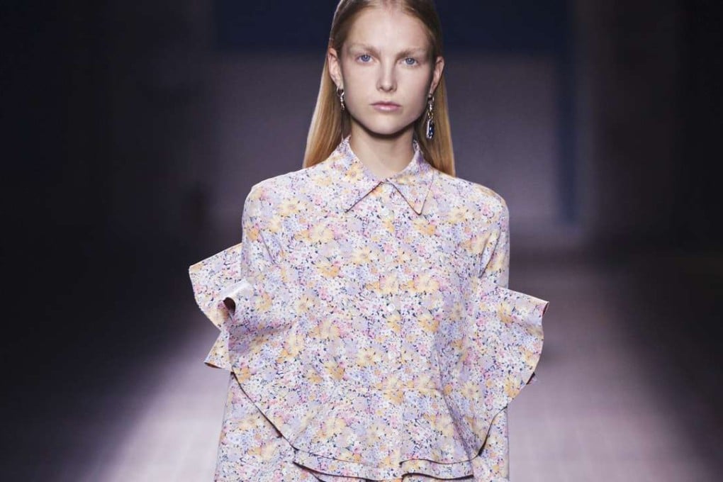 A frilly creation from Mulberry’s spring-summer 2017 collection at London Fashion Week in September.