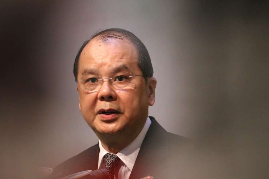 Matthew Cheung, who is also the city’s chief secretary, spoke ahead of a Legislative Council finance committee meeting this Friday which would discuss funding for more than 9,000 projects. Photo: Felix Wong