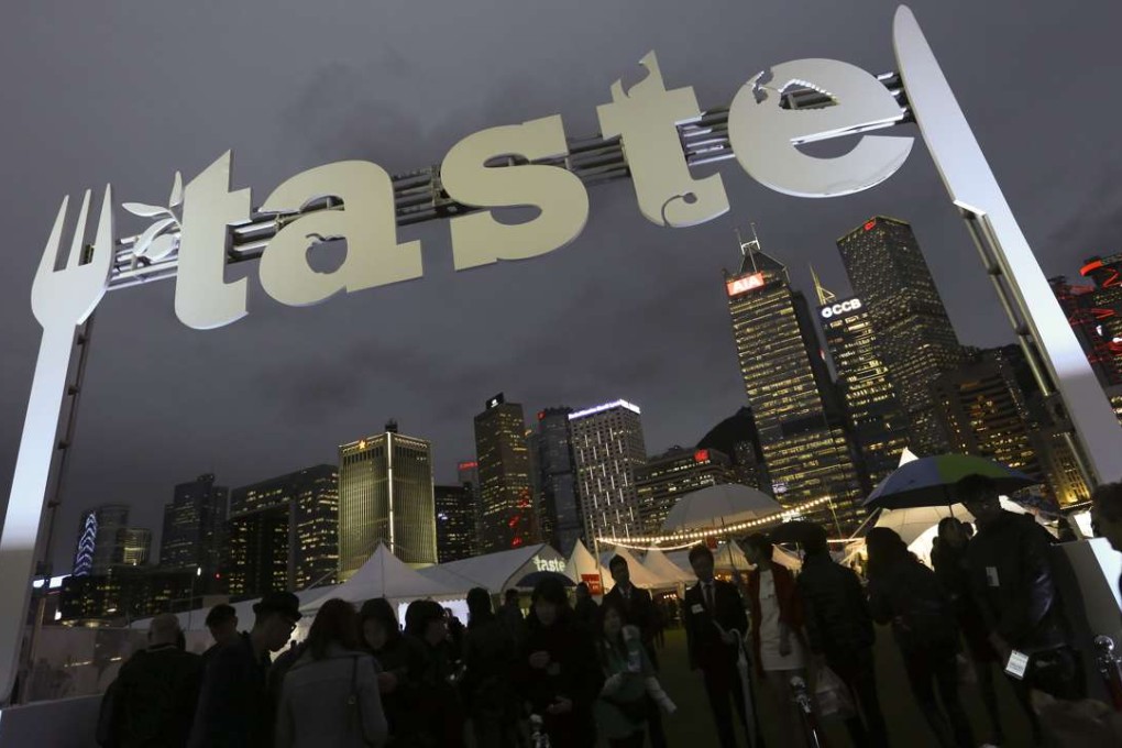 Taste of Hong Kong is expected to draw 17,000 guests to the Central Harbourfront. Photo: Jonathan Wong