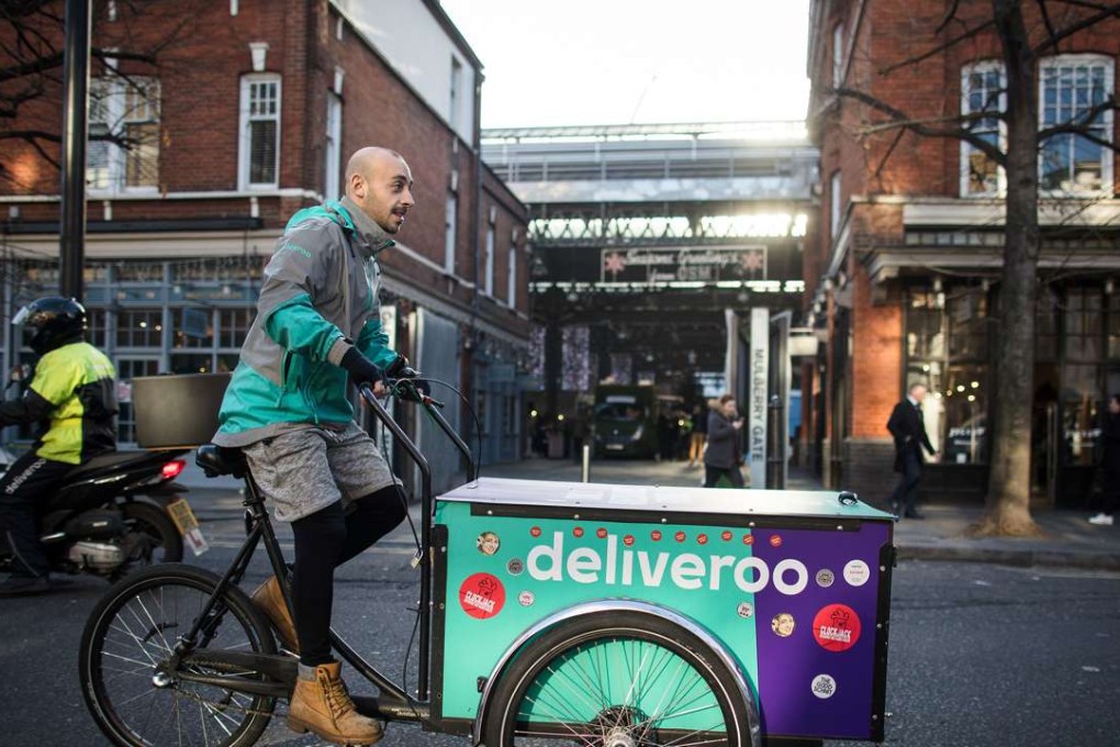 Deliveroo operates in 130 cities, including its home market London. Photo: Bloomberg