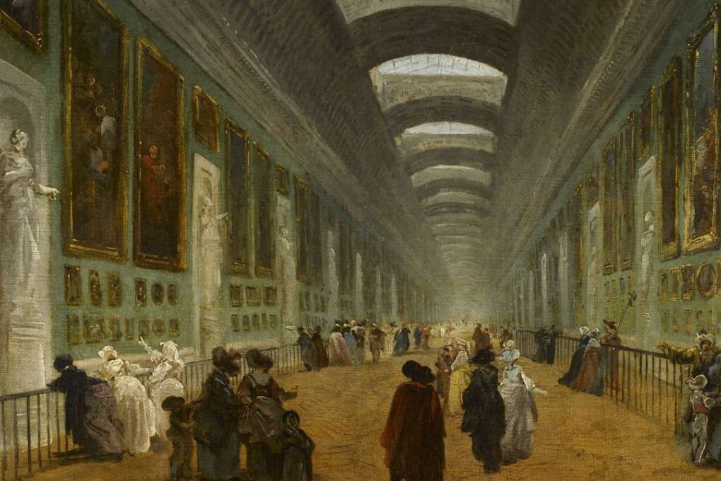 Proposed Renovation of the Louvre Grand Gallery by Hubert Robert.