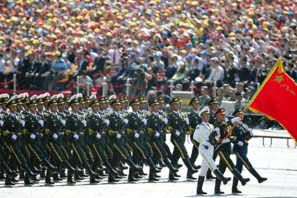 China’s last major military parade, held in 2015. Photo: Xinhua