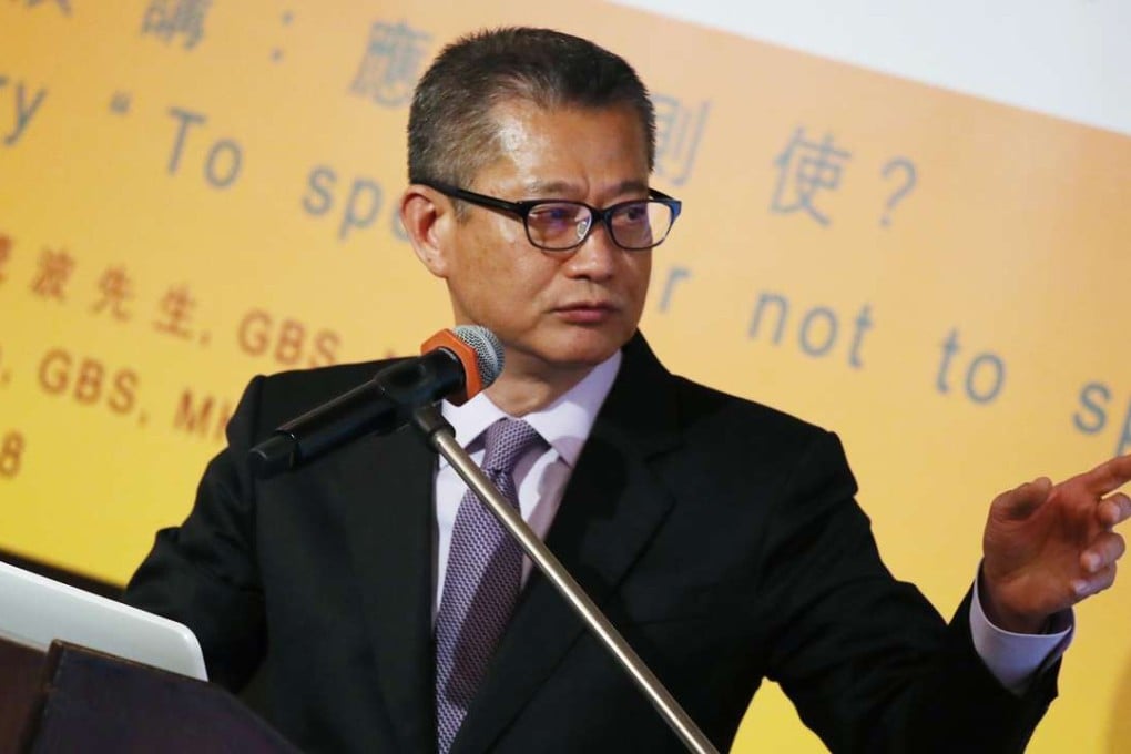 Financial Secretary Paul Chan Mo-po Nora Tam