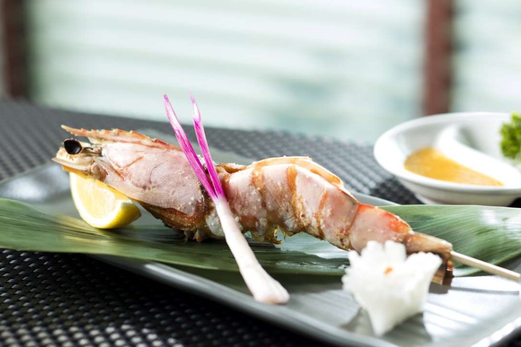 King prawn Shioyaki at China Tang