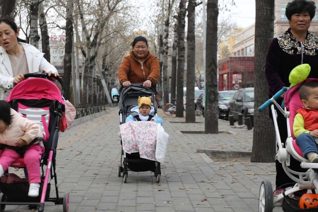 Demographers have been calling for China to allow three or more children. Photo: EPA