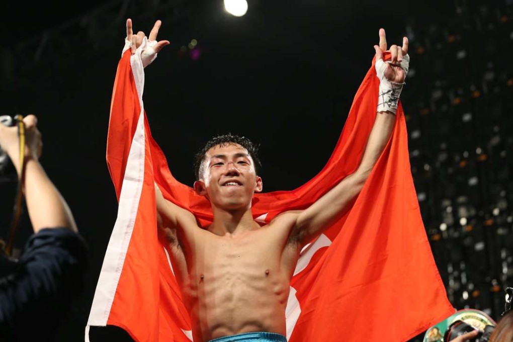 Rex Tso Sing-yu celebrates his latest win. Photo: Felix Wong / SCMP