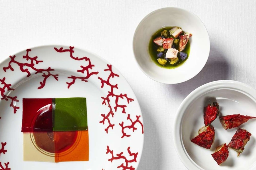 Pierre serves unconventional dishes.