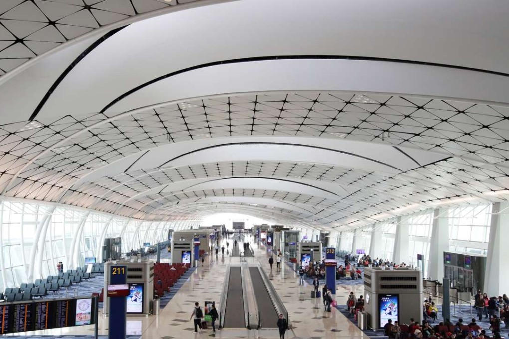 Hong Kong International Airport also ranked highly for its cleanliness and shopping. Photo: Edward Wong