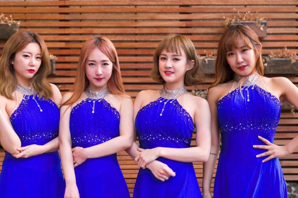 K-pop group SixBomb. Photo: AFP