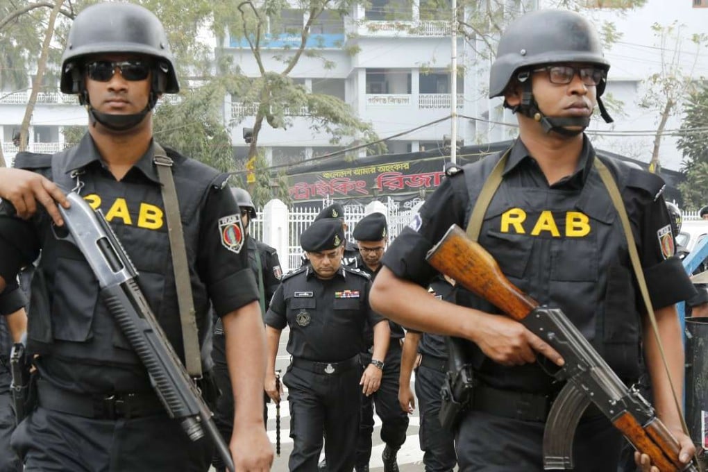 A man carrying explosives entered the Rapid Action Battalion (RAB) camp near the Dhaka international airport on Friday morning. Photo: EPA