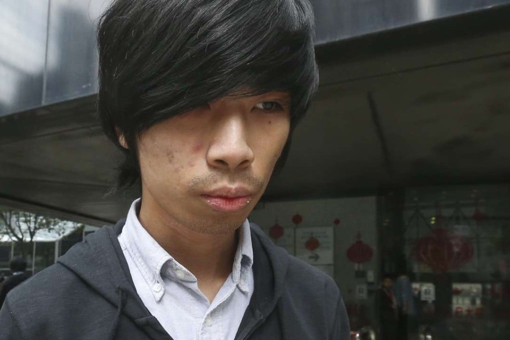 Mak Tsz-hei was accused of throwing a bamboo stick at a police officer. Photo: K. Y. Cheng