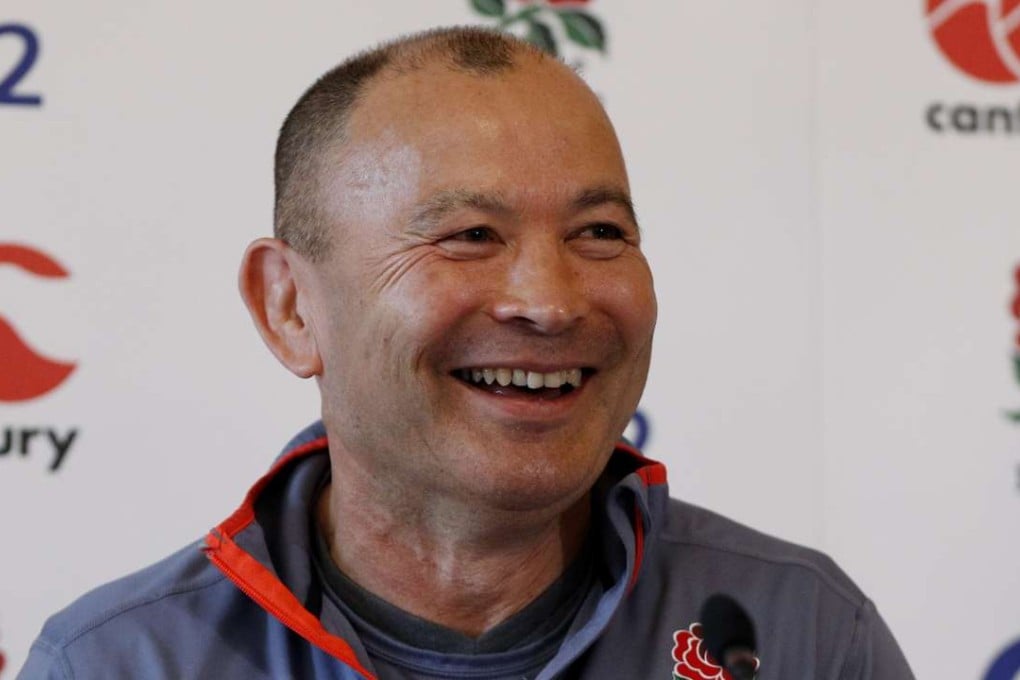 England head coach Eddie Jones was in jovial mood ahead of the Ireland match. Photo: Reuters