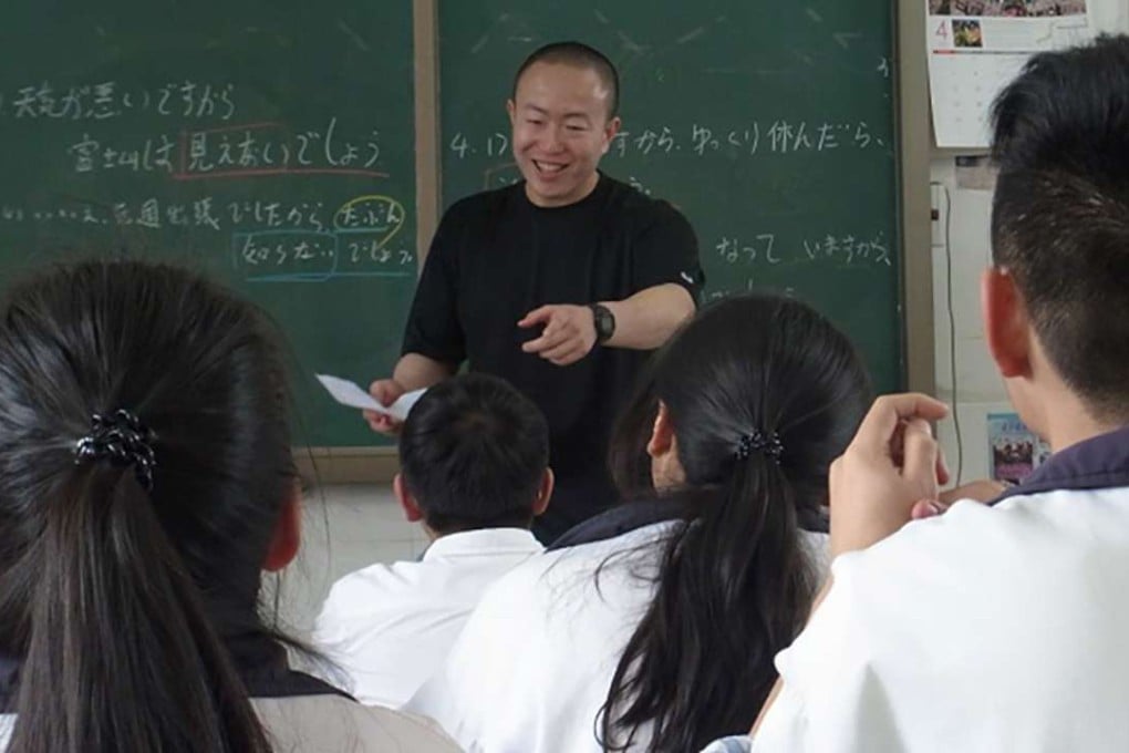 Yuya Yamada is volunteer teacher of Japanese in Shenzhen. Photo: Handout