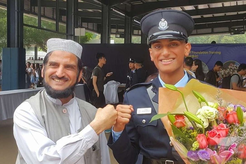Constable Ifzal Zaffar received plaudits from throughout the world. Photo: Facebook
