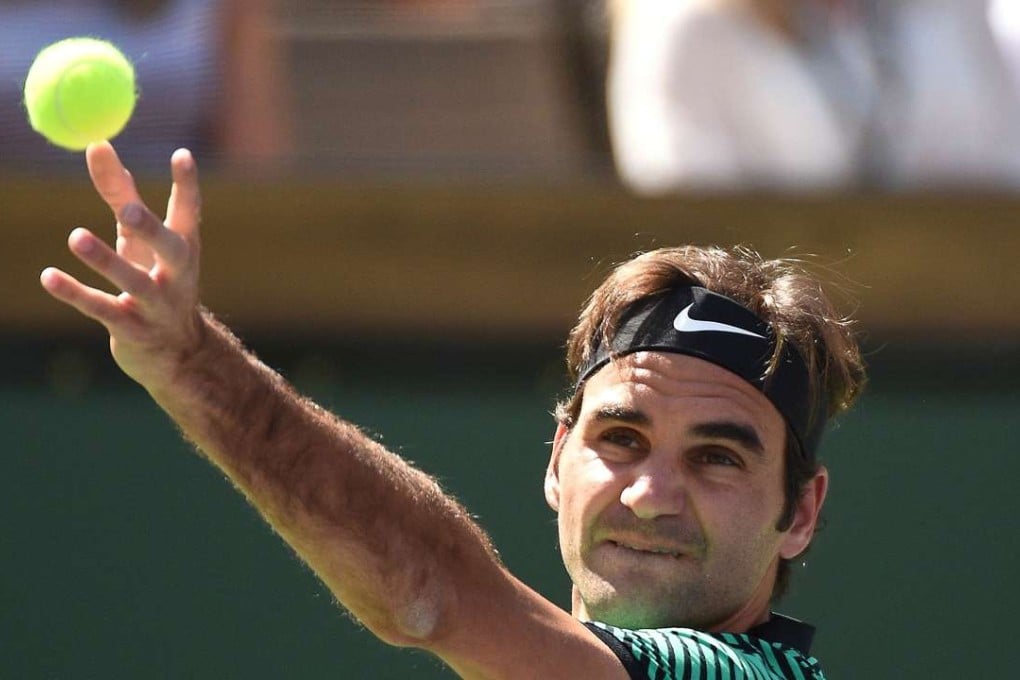 Roger Federer beat American Jack Sock to set up a final with Stan Wawrinka. Photo: AFP