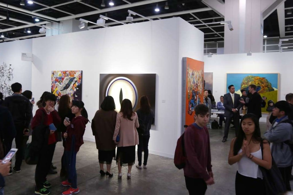 Like last year’s Art Basel Hong Kong (above), this year’s event will draw the crowds and VIP art buyers. Photo: Nora Tam
