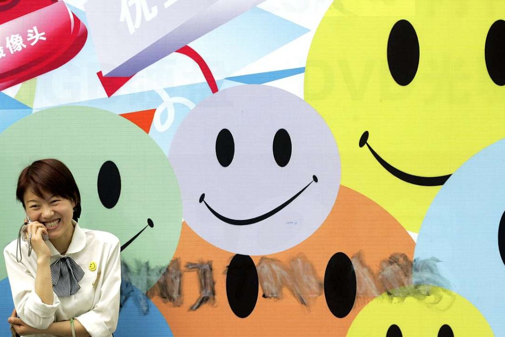 China ranked 79th in the world for happiness. Photo: AFP