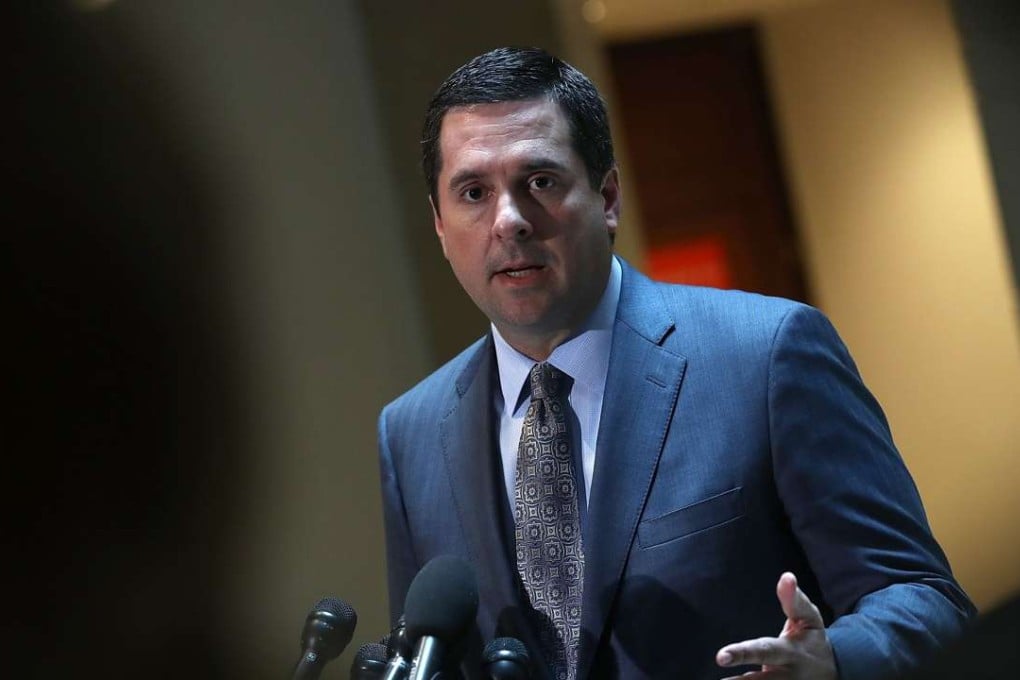 US Representative Devin Nunes , chairman of the House Permanent Select Committee on Intelligence, said Sunday he had so far seen no evidence that US President Donald Trump's campaign colluded with Russia during the runup to the 2016 election. Photo: AFP