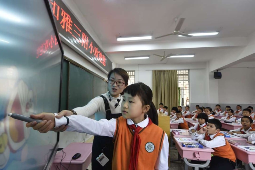 Education brands fared well, buoyed by a boom in after-school tutoring, test preparation and English language studies. Photo: Xinhua