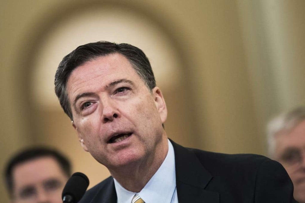 FBI Director James Comey during the House Permanent Select Committee on Intelligence hearing on Russian actions during the 2016 election campaign. Photo: AFP