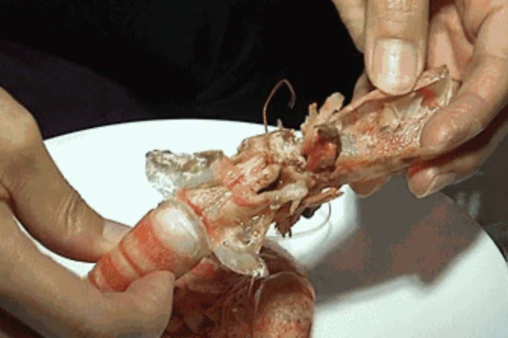 The presence of gelatin is easily seen when the shrimps are cooked. Photo: Handout
