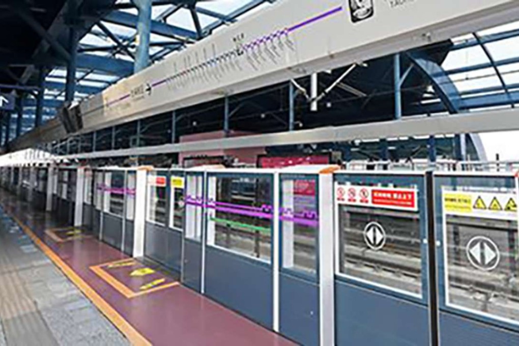 A station on Xian’s subway system. Photo: Handout