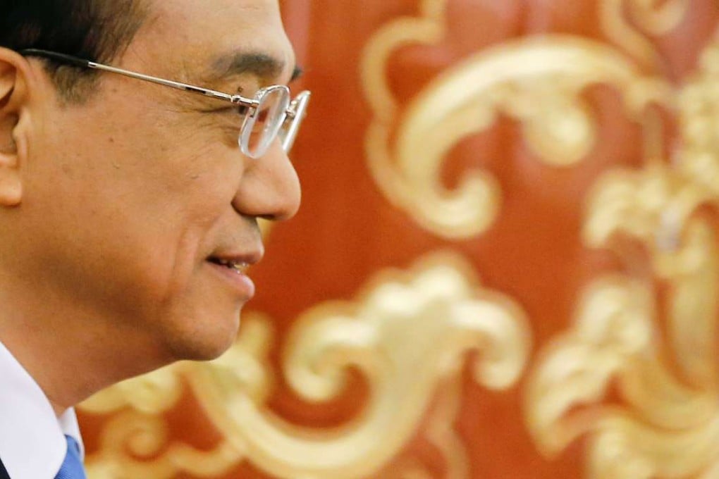 Chinese Premier Li Keqiang arrives for a news conference last week at the close of the National People’s Congress meeting at the Great Hall of the People in Beijing. Photo: Reuters