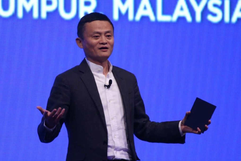 Jack Ma, Alibaba’s executive chairman, at the launch ceremony of the Malaysian e-hub in Kuala Lumpur. Photo: SCMP Pictures